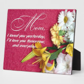 Mam, ik hou van je fotoplaat (Zijkant)