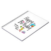 Mam, ik hou van je. Gefeliciteerd met je verjaarda Notitieboek (Linkerzijde)