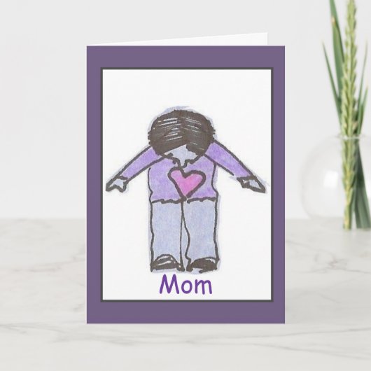 Mam, ik hou van je - Kaart (Voorkant)