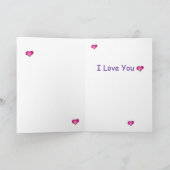 Mam, ik hou van je - Kaart (Binnen)