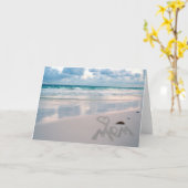 Mam, ik hou van je kaart (Gele Bloem)