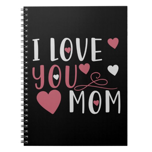 Mam, ik hou van je mam notitieboek (Voorkant)