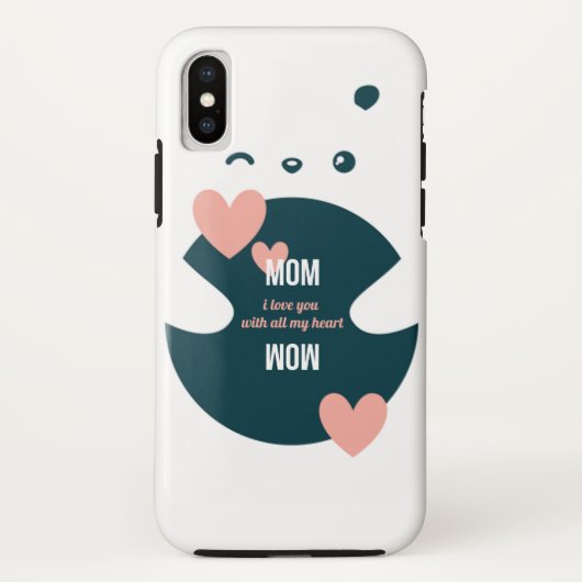 Mam, ik hou van je met al m'n Valentijn. Case-Mate iPhone Case (Achterkant)