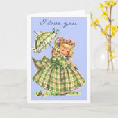 Mam, ik hou van je! Moederdag-Kaart Kaart (Gele Bloem)