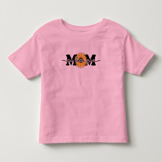 Mam Ik hou van je - Moederdag Kinder Shirts (Voorkant)