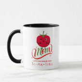 Mam ik hou van je van mijn hoofd TOMATOES Funny Mo Mok (Links)