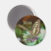 Mam ik hou van je vlinder magneet (Voorkant / Achterkant)