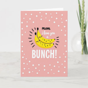 Mam, ik hou van jou boeketkaart kaart