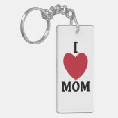 Mam, ik hou van mam sleutelhanger (Voorkant Links)