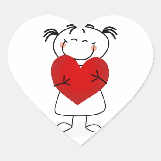 Mam, ik hou zoveel van ons hart sticker (Voorkant)