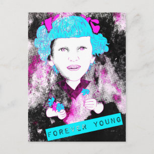 Mam, ik mis je... eeuwig jong. briefkaart