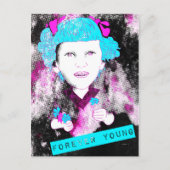 Mam, ik mis je... eeuwig jong. briefkaart (Voorkant)