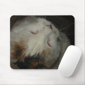 Mam, ik slaap!! kat muismat (Met muis)