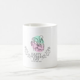 "Mam, ik vier je altijd. Muglady" Koffiemok
