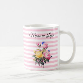 Mam in de rechtszaak Rose Bouquet Persoonlijk Mug Koffiemok