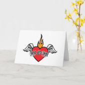 Mam in mijn hartkaart kaart (Gele Bloem)