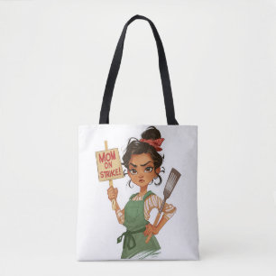 Mam in staking tote bag