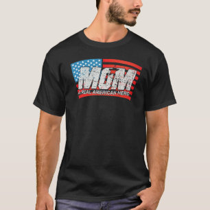 Mam is een echte Amerikaanse held T-shirt