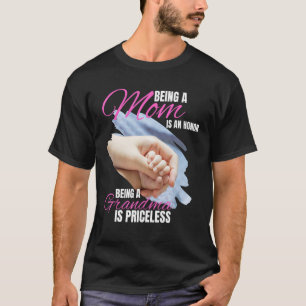 Mam is een eer grootmoeder te zijn, is zonder prij t-shirt
