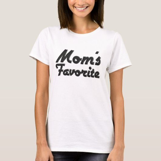 Mam is favoriet t-shirt (Voorkant)
