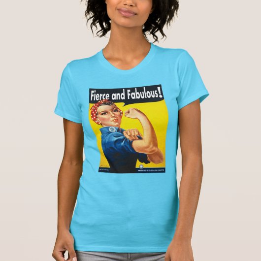 Mam is Fierce en Fabulous T-shirt (Voorkant)