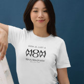 Mam is gewoon een weerspiegeling van wow moederdag t-shirt