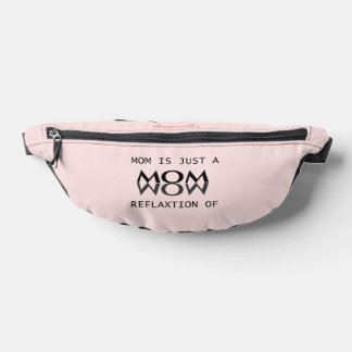 Mam is gewoon reflectie van wow cadeau voor moeder heuptasje