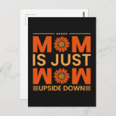 Mam is gewoon wow, moederdag cadeauideeën T-Shirt Briefkaart (Voorkant / Achterkant)