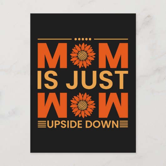 Mam is gewoon wow, moederdag cadeauideeën T-Shirt Briefkaart (Voorkant)