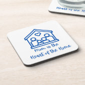 Mam is het hart van het huis op een bier onderzetter (Linkerzijde)