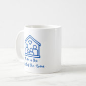 Mam is het hart van het huis op een koffiemok (Voorkant links)