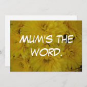 Mam is het woord. kaart (Voorkant / Achterkant)