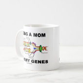 Mam is in mijn genen (DNA-replicatie) Koffiemok (Voorkant links)