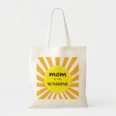 Mam is mijn Sunshine Canvas tas (Voorkant)