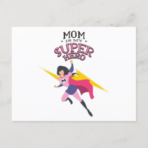 Mam is mijn superheld briefkaart
