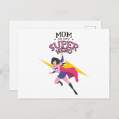 Mam is mijn superheld briefkaart (Voorkant / Achterkant)