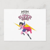 Mam is mijn superheld briefkaart (Voorkant)