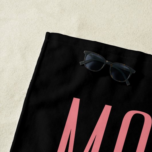 Mam is op de Loose Gepersonaliseerd Strandlaken (In situ)