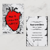 Mam is waar het anatomische hart is contactkaartje (Voorkant / Achterkant)