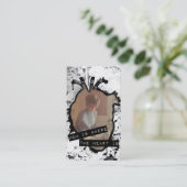 Mam is waar het hart is contactkaartje (Staand voorkant)