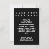 Mam is waar het hart is kaart (Achterkant)