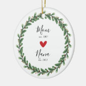 mam | Jaar Oost van het jaar Nana | Keramisch sier Ornament (Links)