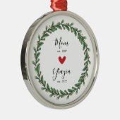 mam | Jaar Oost van Yiayia | Metalen Ornament (Rechts)