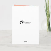 Mam je bedoelt de wereld voor mij Moederdag-kaart Kaart (Achterkant)