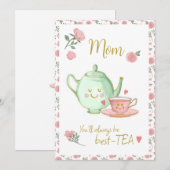 Mam, je bent altijd mijn beste-thee kaart (Voorkant / Achterkant)