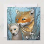 Mam Je bent de beste - Fox en baby (Voorkant)