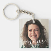 Mam Je bent de beste | Moderne Klassieke foto Keyc Sleutelhanger (voorkant)