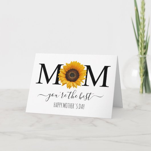 Mam Je Bent De Beste Moederdag Gepersonaliseerd Kaart (Voorkant)