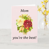 Mam, je bent de beste _moederdagkaart kaart (Gele Bloem)