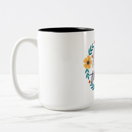 Mam Je bent de beste Tweekleurige Koffiemok (Links)